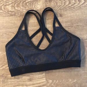 Kira Grace Yoga Houndstooth bra size small